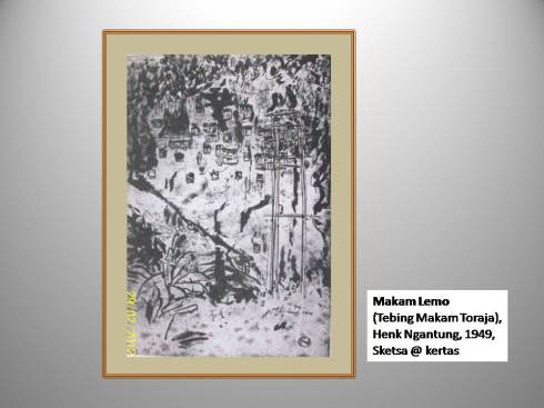 Sketsa Keliling Indonesia, karya Henk Ngantung, 1949